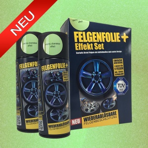 FELGENFOLIE+ Effekt Set, 2 x 400 ml, Chamäleon, Electric Chameleon Effect (€44,99/l)