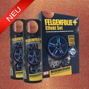 FELGENFOLIE+ Effekt Set, 2 x 400 ml, Kristalleffekt, Firebelly Copper Crystal Effect (€44,99/l)