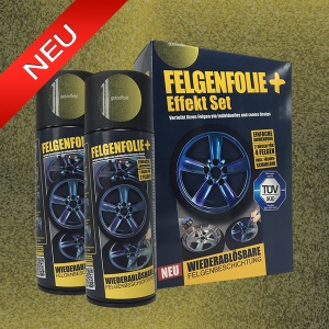 FELGENFOLIE+ Effekt Set, 2 x 400 ml, Goldeffekt (€44,99/l)