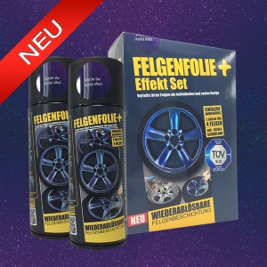 FELGENFOLIE+ Effekt Set, 2 x 400 ml, Kristalleffekt, Purple Sky Crystal Effect (€44.99/L)