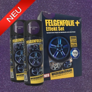 FELGENFOLIE+ Effekt Set, 2 x 400 ml, Chamäleon, Tesla Chameleon Effect (€44,99/l)