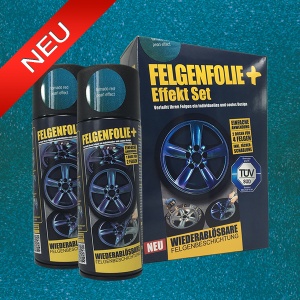 FELGENFOLIE+ Effekt Set, 2 x 400 ml, Perleffekt, Tornado Red Pearl Effect (€44,99/l)