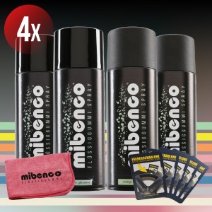  Pastellserie Farben - 4er Set + gratis Fächerschablone und Microfasertuch (€ 3,56 / 100 ml)