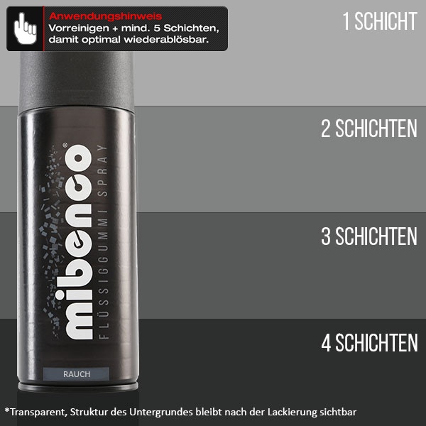 Flüssiggummi SPRAY, 400 ml, Rauch matt (€42,25/l)