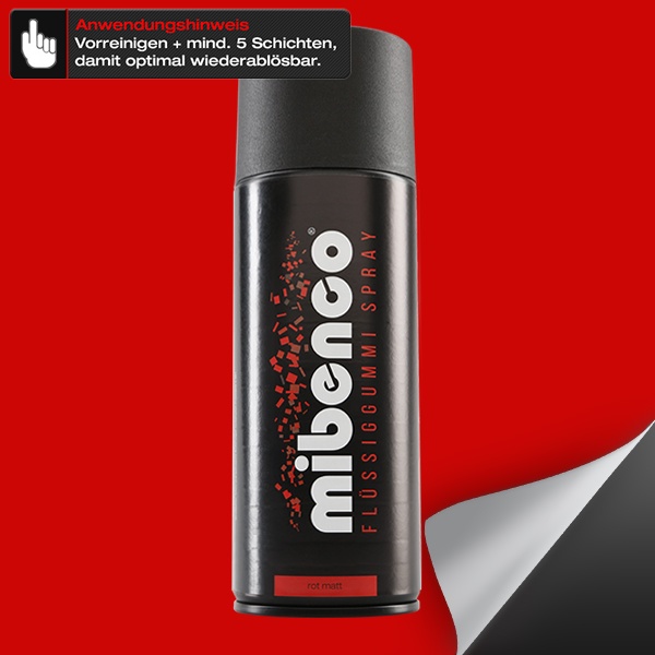 Flüssiggummi SPRAY, 400 ml, rot matt (€42,25/l)