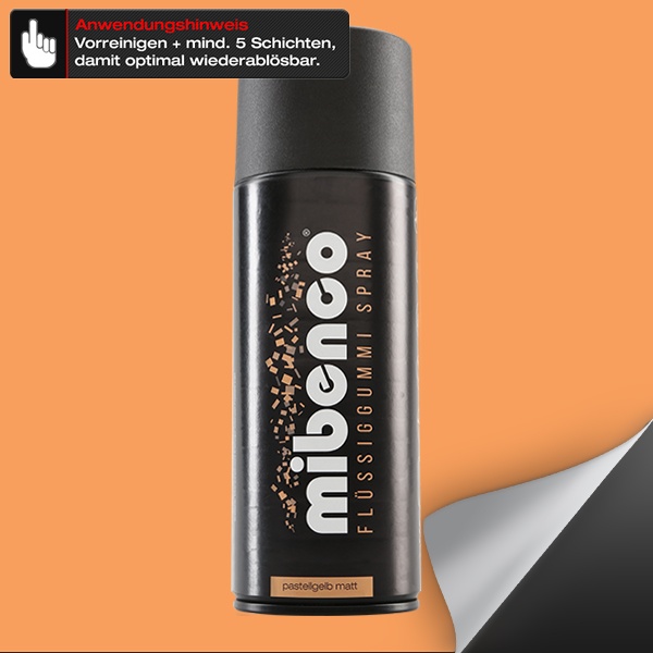 Flüssiggummi SPRAY, 400 ml, pastellgelb matt (€42,25/l)