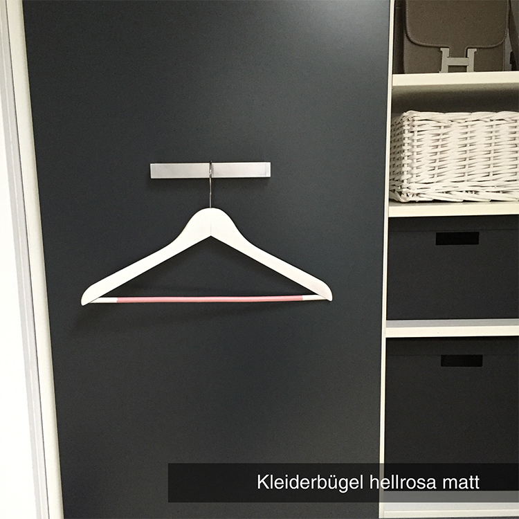 Kleiderbügel hellrosa matt