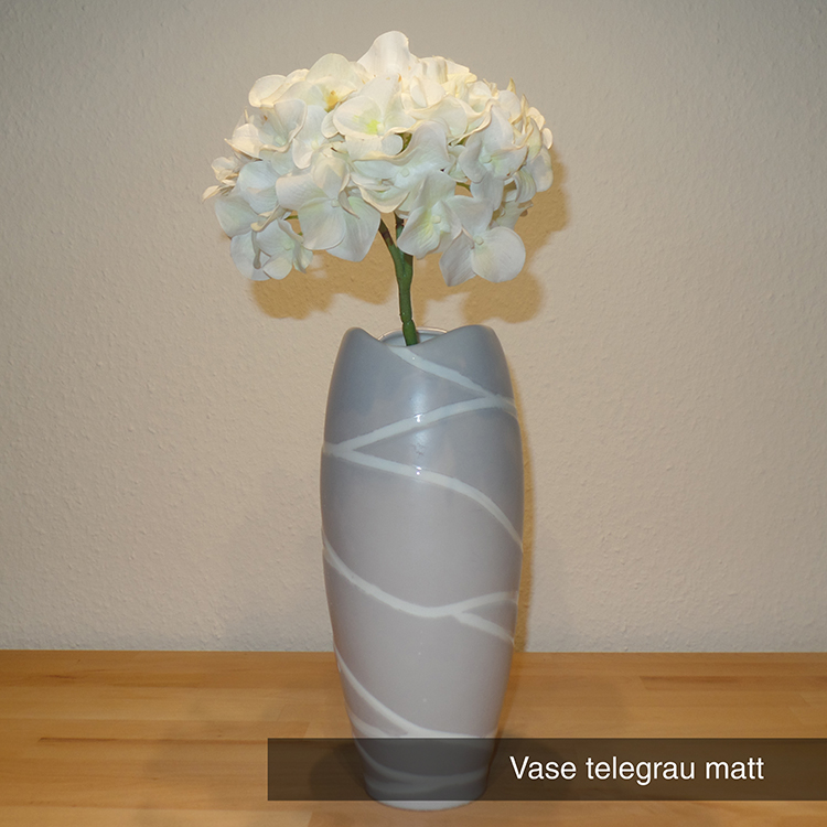 Vase telegrau matt