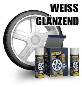 FelgenFolie das Orginal - farbe weiss gläzend 