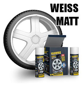 FelgenFolie das Orginal - farbe weiss matt