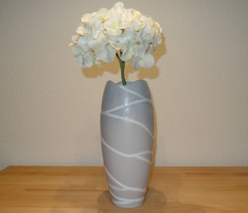 Vase telegrau folieren mit mibenco